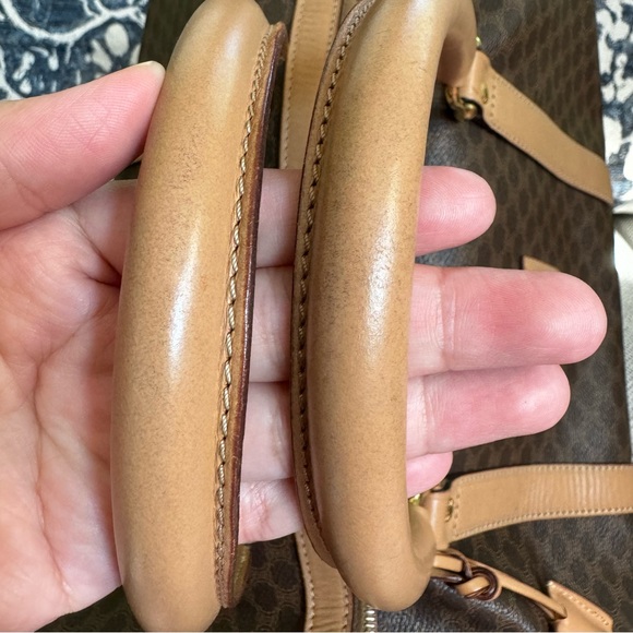 Authentic Vintage Celine Macadam Boston Bag - Picture 10 of 17